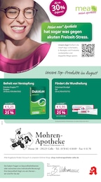 mea - meine apotheke Prospekt für Celle mit 4 Seiten mea - meine apotheke Prospekt für Celle: "Unsere August-Angebote", 4 Seiten, 01.08.2025 - 31.08.2025
