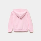 Promo Sweat zippé à capuche droit molleton rose clair fille à 8,99 € dans le catalogue La Halle à Montdidier