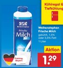 Frische Milch im Angebot bei Netto Marken-Discount in Fulda Frische Milch Angebote von Weihenstephan bei Netto Marken-Discount Fulda für 1,29 €