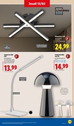 Offre Lampe Led dans le catalogue Lidl du moment à la page 43