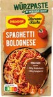 Fix Curry Geschnetzeltes oder Herzensküche Würzpaste Spaghetti Bolognese Angebote von Maggi bei REWE Filderstadt für 0,49 €