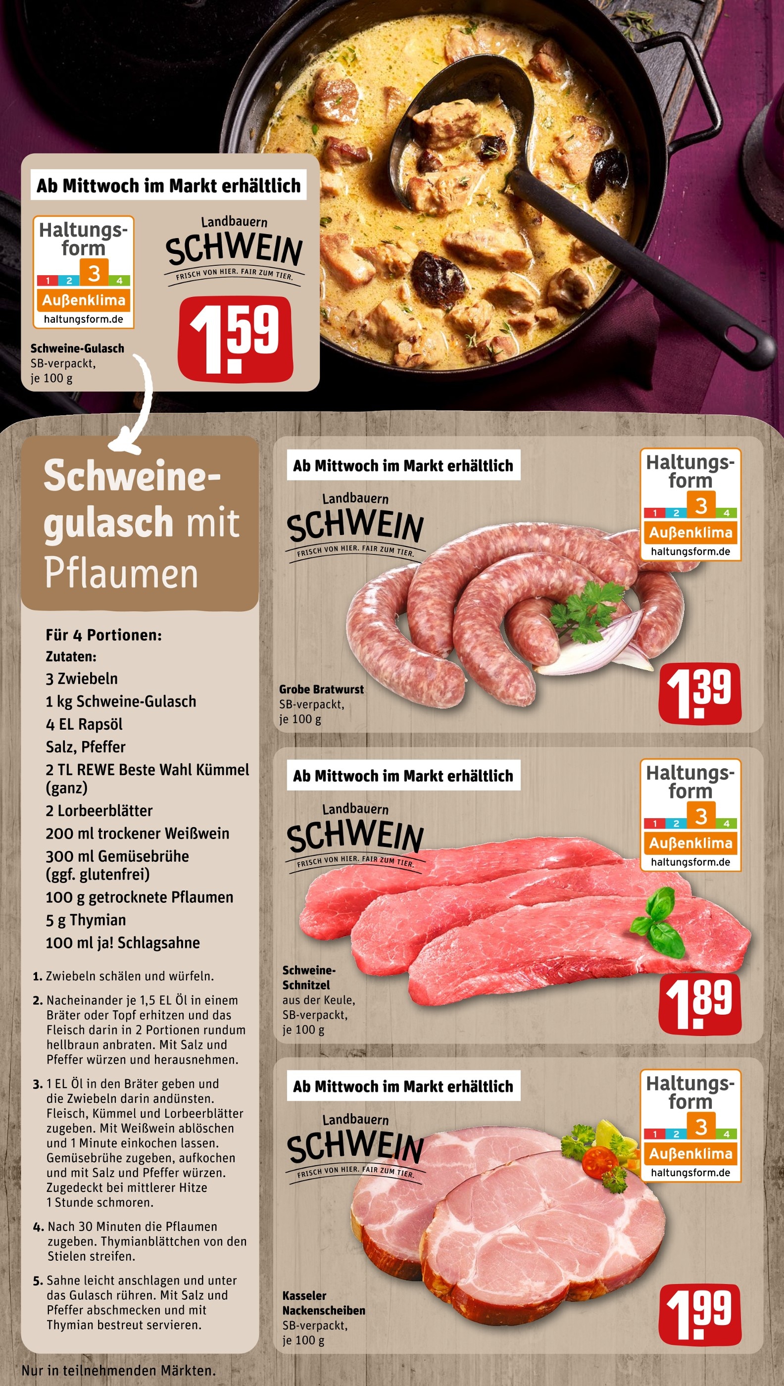 Bratwurst kaufen in Tübingen - günstige Angebote in Tübingen