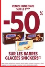 Intermarché Le Grand-Lucé - Promo -50% de remise immédiate sur le 2ème sur les barres glacées Snickers Promo -50% de remise immédiate sur le 2ème sur les barres glacées Snickers à dans le catalogue Intermarché à Le Grand-Lucé