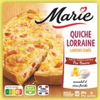Quiche Lorraine aux Lardons Fumés Surgelée - MARIE en promo chez Intermarché Super Amiens à 1,84 €
