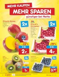 Blaubeeren Angebot im aktuellen Netto Marken-Discount Prospekt auf Seite 8