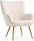 JYSK Sessel HUNDESTED off-white teddy/Eiche natur im JYSK Prospekt JYSK Sessel HUNDESTED off-white teddy/Eiche natur von JYSK im aktuellen JYSK Prospekt für 169,00 €