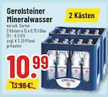 Mineralwasser im Angebot bei Trinkgut in Leverkusen Mineralwasser Angebote von Gerolsteiner bei Trinkgut Leverkusen für 10,99 €