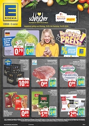 Bier im EDEKA Prospekt in Suhl Aktueller EDEKA Prospekt mit Bier, "Wir lieben Lebensmittel!", Seite 1