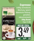 Espresso von EDEKA Bio im aktuellen EDEKA Prospekt für 3,49 €