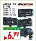 Schraub- und Bitsatz Angebote von Brüder Mannesmann bei Marktkauf Iserlohn für 6,99 €