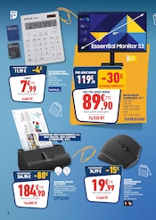 Promos Samsung dans le catalogue "la RENTRÉE des PROS" de Bureau Vallée à la page 6
