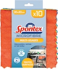 10 Lavettes Microfibre Multi-Usages - SPONTEX en promo chez Intermarché Hyper 10 Lavettes Microfibre Multi-Usages - SPONTEX dans le catalogue Intermarché Hyper