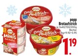 Brotaufstrich Minis Frischkäse im Angebot bei EDEKA in Landshut Brotaufstrich Minis Frischkäse Angebote von popp bei EDEKA Landshut für 1,19 €