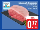 Schweinesaft-/Krustenbraten bei E center im Hersbruck Prospekt für 0,77 €