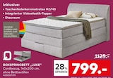 Aktuelles Boxspringbett 'Luke' Angebot bei porta Möbel in Frankfurt (Main) ab 799,00 €
