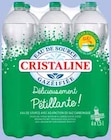 Eau de source gazeuse - CRISTALINE en promo chez Intermarché Eau de source gazeuse - CRISTALINE dans le catalogue Intermarché