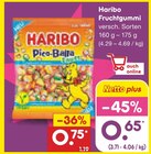 Fruchtgummi Angebote von Haribo bei Netto Marken-Discount Herford für 0,65 €