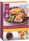 2 suprêmes de pintade - PICARD à 9,99 € dans le catalogue Picard