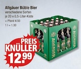 Büble Bier von Allgäuer im aktuellen V-Markt Prospekt für 12,99 €