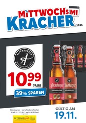 Getränkeland Getränkemärkte Prospekt der aktuellen Woche mit 1 Seite, gültig von 19.11.2025 bis 19.11.2025, in Glinde und Umgebung Aktueller Getränkeland Getränkemärkte Prospekt in Glinde und Umgebung, "Mittwochskracher" mit 1 Seite, 19.11.2025 - 19.11.2025