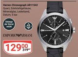 Herren-Chronograph AR11542 im Angebot bei GLOBUS in Leipzig Herren-Chronograph AR11542 Angebote von Emporio Armani bei GLOBUS Leipzig für 129,00 €
