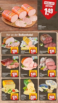 Wurst im REWE Prospekt "Dein Markt" mit 32 Seiten (Leverkusen)