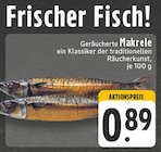 EDEKA - Geräucherte Makrele Angebot im Prospekt Geräucherte Makrele bei EDEKA im Prospekt "" für 0,89 €