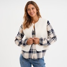 Gilet effet polaire sans manches ecru femme à 29,99 € dans le catalogue La Halle