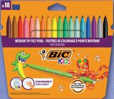 18 feutres de coloriage pointe moyenne - BIC KIDS en promo chez Intermarché Super Orange à 2,96 €