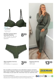 Prix et réduction Soutien-Gorge dans le prospectus Zeeman en cours Offre Soutien-Gorge dans le catalogue Zeeman du moment à la page 32