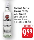 Carta Blanca im Angebot bei E center in Filderstadt Carta Blanca Angebote von Bacardi bei E center Filderstadt für 9,99 €