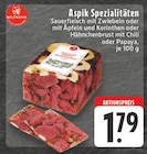 Sauerfleisch mit Zwiebeln oder mit Äpfeln und Korinthen oder Hähnchenbrust mit Chili oder Papaya Angebote von Wiltmann bei EDEKA Recklinghausen für 1,79 €