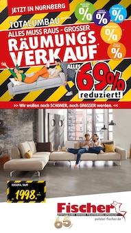 Ecksofa im aktuellen Polstermöbel Fischer Prospekt (Nürnberg) Ecksofa im Polstermöbel Fischer Prospekt "RÄUMUNGSVERKAUF" mit 13 Seiten (Nürnberg)