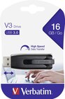 Clé USB 16 Go 3.0 V3 GR - VERBATIM en promo chez Géant Casino Hyères à 10,90 €