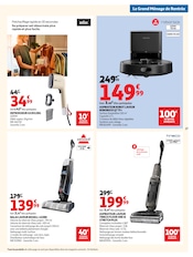 Promos Aspirateur Balai dans le catalogue "LE GRAND MÉNAGE DE RENTRÉE" de Auchan Hypermarché Aspirateur Balai en promo dans le catalogue Auchan Hypermarché à la page 27