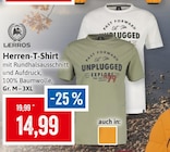 Herren-T-Shirt bei Kaufhaus Stolz im Schwerin Prospekt für 14,99 €