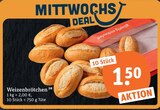 Aktuelles Weizenbrötchen Angebot bei tegut in Frankfurt (Main) ab 1,50 €