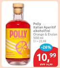 Italian Aperitif alkoholfrei Orange & Enzian von Polly im aktuellen budni Prospekt