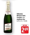 EDEKA - Brillant Sekt trocken Angebot im Prospekt Brillant Sekt trocken bei EDEKA im Prospekt "" für 2,69 €