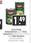 Kokosmilch Angebote von Lien Ying bei Hieber Freiburg für 1,49 €