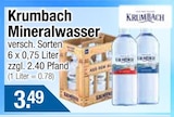 Mineralwasser von Krumbach im aktuellen Getränke City Prospekt für 3,49 €