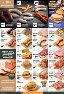 Wurst im aktuellen GLOBUS Prospekt (Wiesbaden) Wurst im GLOBUS Prospekt "Aktuelle Angebote" mit 25 Seiten (Wiesbaden)