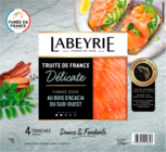 30% CAGNOTTÉS<BR>SUR VOTRE COMPTE<CAGNOTTE> SUR LA GAMME DES SAUMONS ET TRUITES FUMÉS - LABEYRIE en promo chez Auchan Hypermarché Nîmes