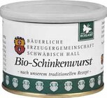 Schwäbisch Hall Bio-Dosenwurst im Angebot bei Marktkauf in Heilbronn Schwäbisch Hall Bio-Dosenwurst Angebote von Bäuerliche Erzeugergemeinschaft bei Marktkauf Heilbronn für 3,79 €