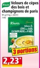 Velours de cèpes des bois et champignons de paris - Knorr dans le catalogue Norma