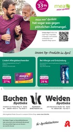 mea - meine apotheke Apotheken Prospekt der aktuellen Woche mit 4 Seiten, gültig von 01.04.2026 bis 30.04.2026, in Sanitz und Umgebung Aktueller mea - meine apotheke Apotheken Prospekt in Sanitz und Umgebung, "Unsere April-Angebote" mit 4 Seiten, 01.04.2026 - 30.04.2026
