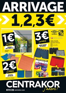 Prospectus Centrakor à Balma, "ARRIVAGE", 8 pages de promos valables du 15/07/2024 au 28/07/2024