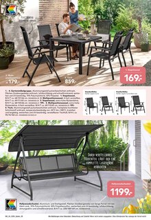 Hollywoodschaukel im Möbel Wallach Prospekt "STARTKLAR FÜR DEN GARTEN" mit 12 Seiten (Hannover)