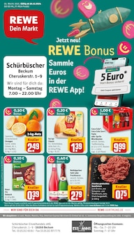 Aktueller REWE Beckum Prospekt "Dein Markt" mit 32 Seiten