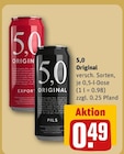 5,0 Original Angebote bei REWE Gilching für 0,49 €